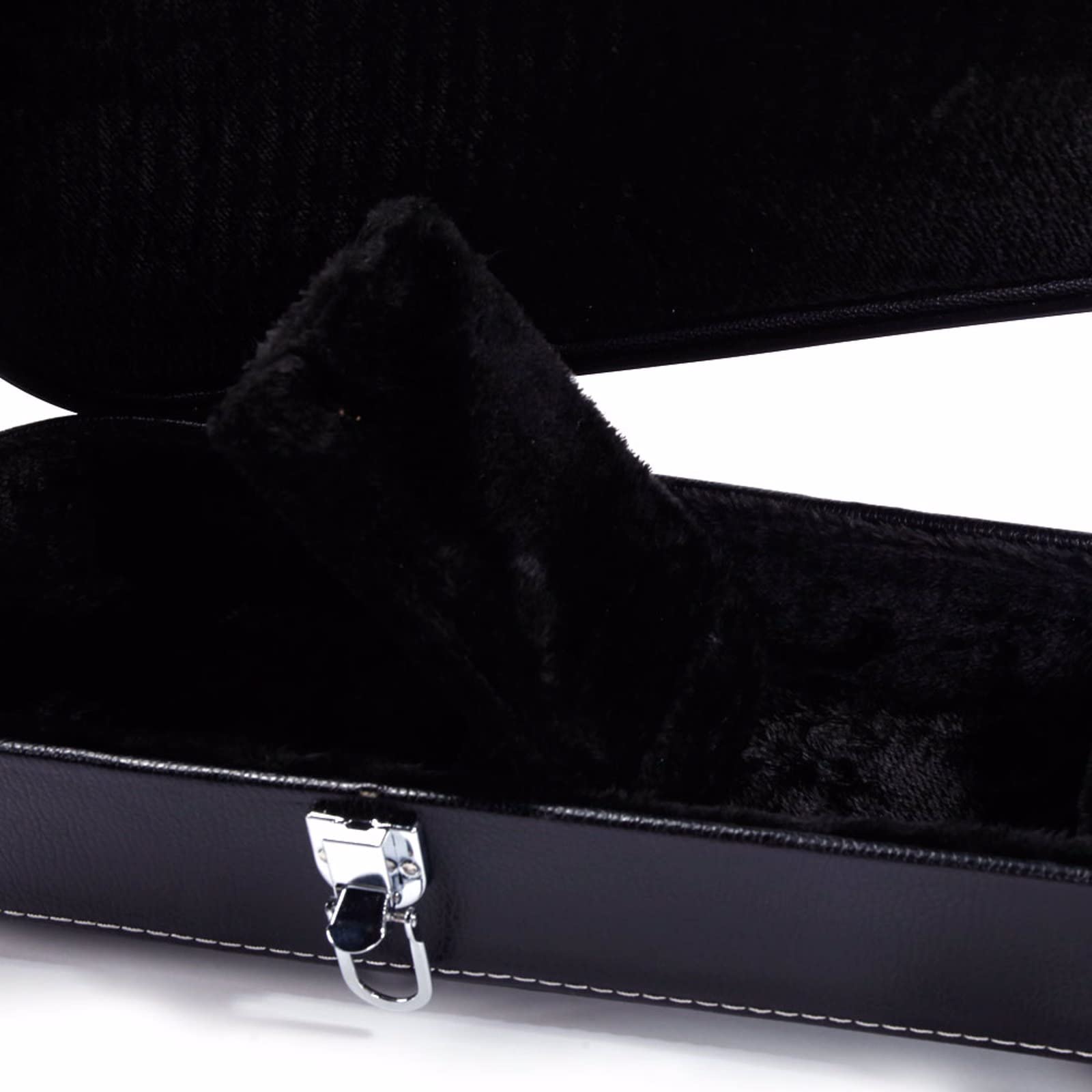 Ktaxon Electric Guitar Hard Case, Wooden Hard Shell Protective Carrying Case For Kst Style Electric Guitar With Lock Latch Paddi